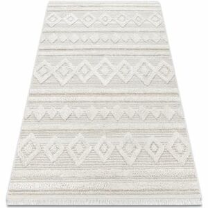 Szőnyegek Rugsx Fonott Sizal szőnyeg MOROC 22322 rombuszok, vonal 155x220 cm kép