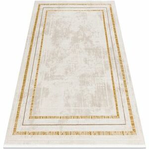 Szőnyegek Rugsx Modern szőnyeg DUKE 51523 krém / arany 140x190 cm kép
