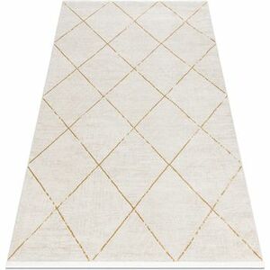 Szőnyegek Rugsx Modern szőnyeg DUKE 51245 krém / arany 140x190 cm kép