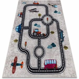 Szőnyegek Rugsx JUNIOR 52242.801 mosható szőnyeg Város, utcák 200x290 cm kép