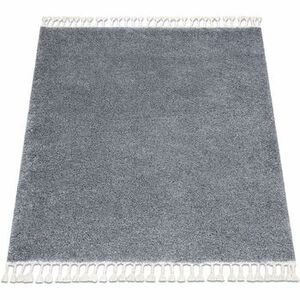 Szőnyegek Rugsx Szőnyeg BERBER 9000 square szürke Rojt shaggy 160x160 cm kép