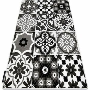 Szőnyegek Rugsx ALTER szőnyeg Porto Virágok szürke 140x190 cm kép