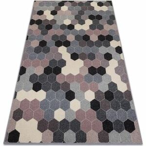 Szőnyegek Rugsx Szőnyeg Heos 78537 szürke / rózsaszín / 160x220 cm kép