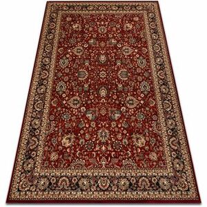 Szőnyegek Rugsx KASHQAI 4362 300 gyapjú szőnyeg dísz bordó 67x130 cm kép