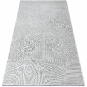 Szőnyegek Rugsx Szőnyeg BALANCE 0194 szürke - Geometriai, szerke 240x330 cm kép