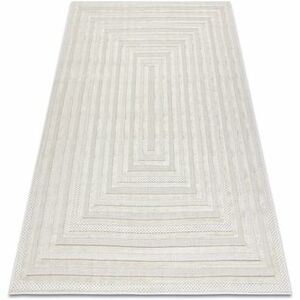Szőnyegek Rugsx Sizal SANTO szőnyeg 0999 geometrikus fehér 180x270 cm kép