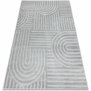 Szőnyegek Rugsx Szőnyeg BALANCE 1918 szürke - Geometriai, szerke 240x330 cm kép