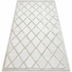 Szőnyegek Rugsx Sizal SANTO szőnyeg 58365B rács bézs 200x290 cm kép