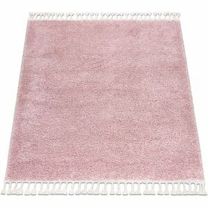 Szőnyegek Rugsx Szőnyeg BERBER 9000 square rózsaszín Rojt shagg 120x120 cm kép
