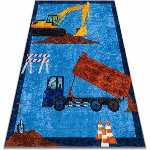 Szőnyegek Rugsx JUNIOR 51827.803 mosható szőnyeg Teherautó, kot 200x290 cm kép