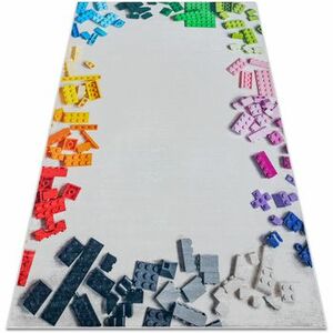 Szőnyegek Rugsx BAMBINO 38480 mosható szőnyeg Építőkészlet g 160x220 cm kép