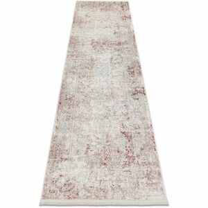 Szőnyegek Rugsx DISTIN 0828A rózsaszín / púder / fehér 80x250 cm kép