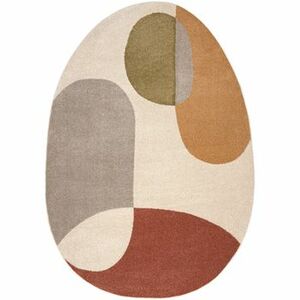 Szőnyegek Rugsx Szőnyeg FUSION 5706 krém / terrakotta Shape 200x290 cm kép