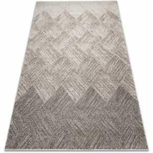 Szőnyegek Rugsx Szőnyeg FUSION 9775 bézs / barna - 80x150 cm kép