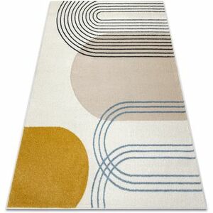 Szőnyegek Rugsx Szőnyeg FUSION 7157 fehér / arany - 140x190 cm kép