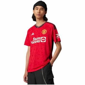 Pólók / Galléros Pólók adidas T-shirt Manchester United Home 23/24 synthétique kép