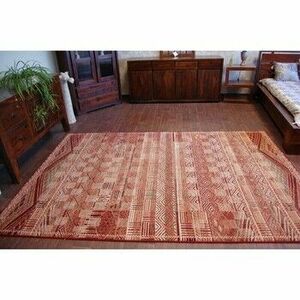 Szőnyegek Rugsx Gyapjú szőnyeg Omega MAYO terrakotta 200x300 cm kép