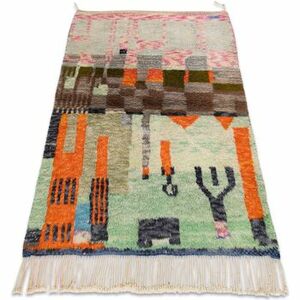 Szőnyegek Rugsx BERBER szőnyeg MR4296 Beni Mrirt kézzel szőtt 110x150 cm kép