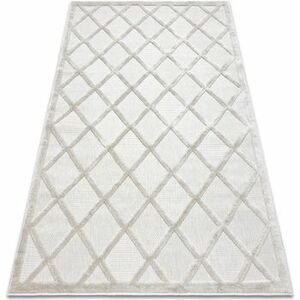 Szőnyegek Rugsx Sizal SANTO szőnyeg 58365B rács bézs 160x220 cm kép