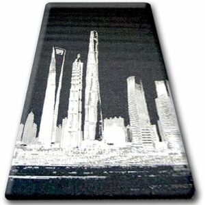 Szőnyegek Rugsx Fonott sizal floorlux szőnyeg 20240 fekete / 200x290 cm kép
