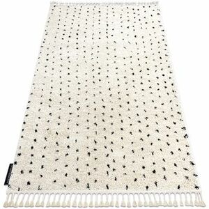 Szőnyegek Rugsx Szőnyeg BERBER SYLA B752 pontok krém Rojt 240x330 cm kép