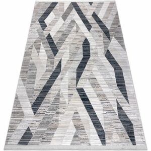 Szőnyegek Rugsx Modern REBEC szőnyeg rojt 51166B Geometriai - 80x150 cm kép