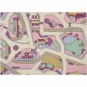 Szőnyegek Rugsx REBEL ROADS Playtime 63 Kisváros, csúszásmentes 95x133 cm kép