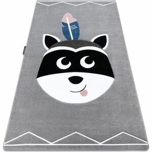 Szőnyegek Rugsx PETIT szőnyeg RACCOON MUKKI MOSÓMEDVE szürke 160x220 cm kép