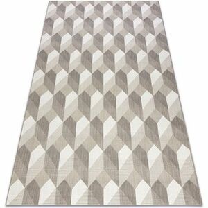 Szőnyegek Rugsx Fonott sizal flat szőnyeg 48624/686 TAKARÓKA 3D 120x170 cm kép