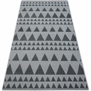 Szőnyegek Rugsx szőnyeg SENSE Micro 81243 HÁROMSZÖGEK ezüst/an 80x150 cm kép