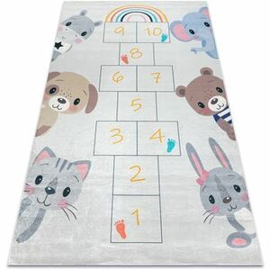 Szőnyegek Rugsx BAMBINO 43092 mosható szőnyeg Állatok, komló g 160x220 cm kép