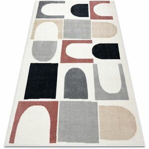 Szőnyegek Rugsx Szőnyeg FUSION 0213 fehér / sötét rózsaszín 160x220 cm kép