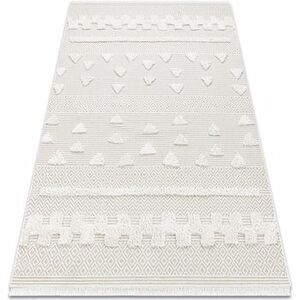 Szőnyegek Rugsx Fonott Sizal szőnyeg MOROC 22321 Marhabőr, cikca 155x220 cm kép