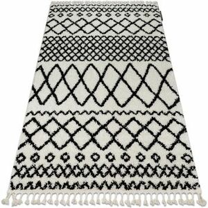 Szőnyegek Rugsx Szőnyeg BERBER SAFI N9040 fehér / fekete 240x330 cm kép