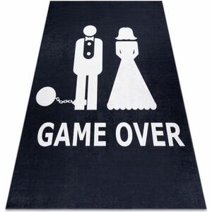Szőnyegek Rugsx Mosható szőnyeg BAMBINO 2104 'Game over' esküvŠ120x170 cm kép