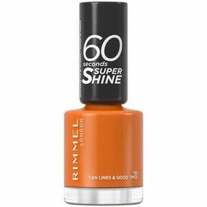 Körömlakkok Rimmel London 60 Seconds Super Shine Nail Polish - 151 Tan Lines Go kép