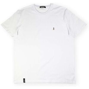 Pólók / Galléros Pólók Organic Monkey T-Shirt Love Donation - White kép