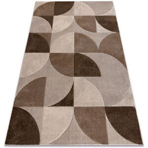 Szőnyegek Rugsx ARCANA 0822 szőnyeg bézs / világosbarna, geomet 120x170 cm kép