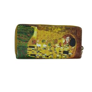 Klimt - A Csók nagyméretű dupla fakkos pénztárca - ÚJ kép