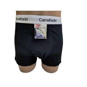 Férfi 6XL-es sötétkék feliratos derekú boxer, alsónadrág - CarreKanbt - Aura.Via - ÚJ kép
