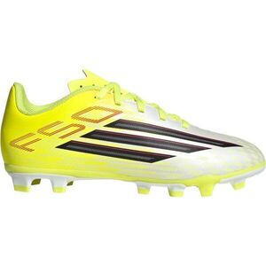 adidas F50 CLUB FG/MG J Gyerek futballcipő, fehér, méret kép