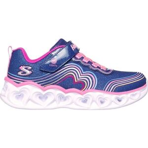 Skechers HEART LIGHTS Lány sportcipő, sötétkék, méret kép