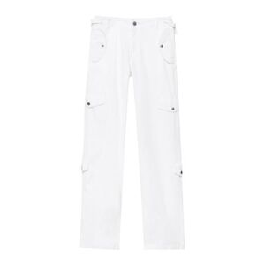 Pull&Bear Cargo nadrágok fehér kép