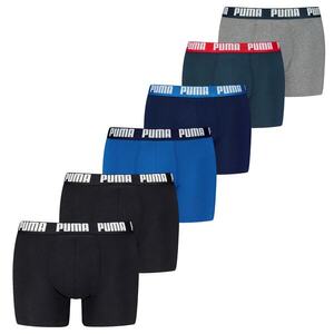PUMA Boxeralsók 'Everyday' kék / tengerészkék / tengerészkék / szürke melír / fekete kép