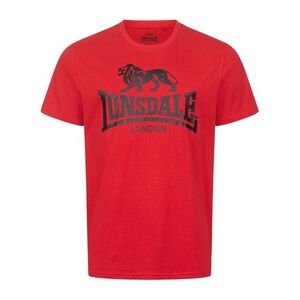 LONSDALE Póló piros / fekete kép