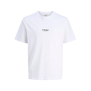 JACK & JONES Póló 'JJESOHO' fekete / fehér kép