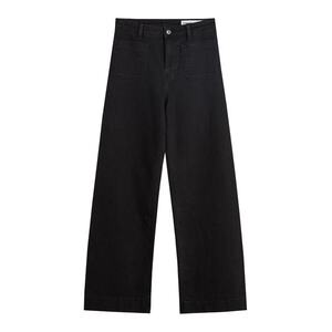 Bershka Farmer fekete farmer kép