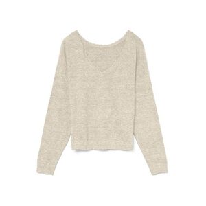 VERO MODA Pulóver 'VMMarina' fehér melír kép