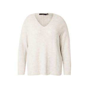 Vero Moda Curve Pulóver 'VMClefile' greige kép