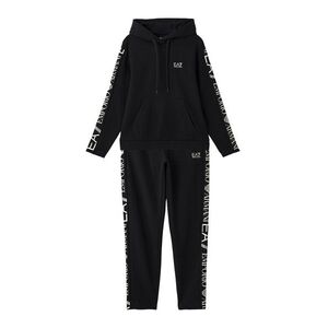 EA7 Emporio Armani Tréningruha fekete / fehér kép